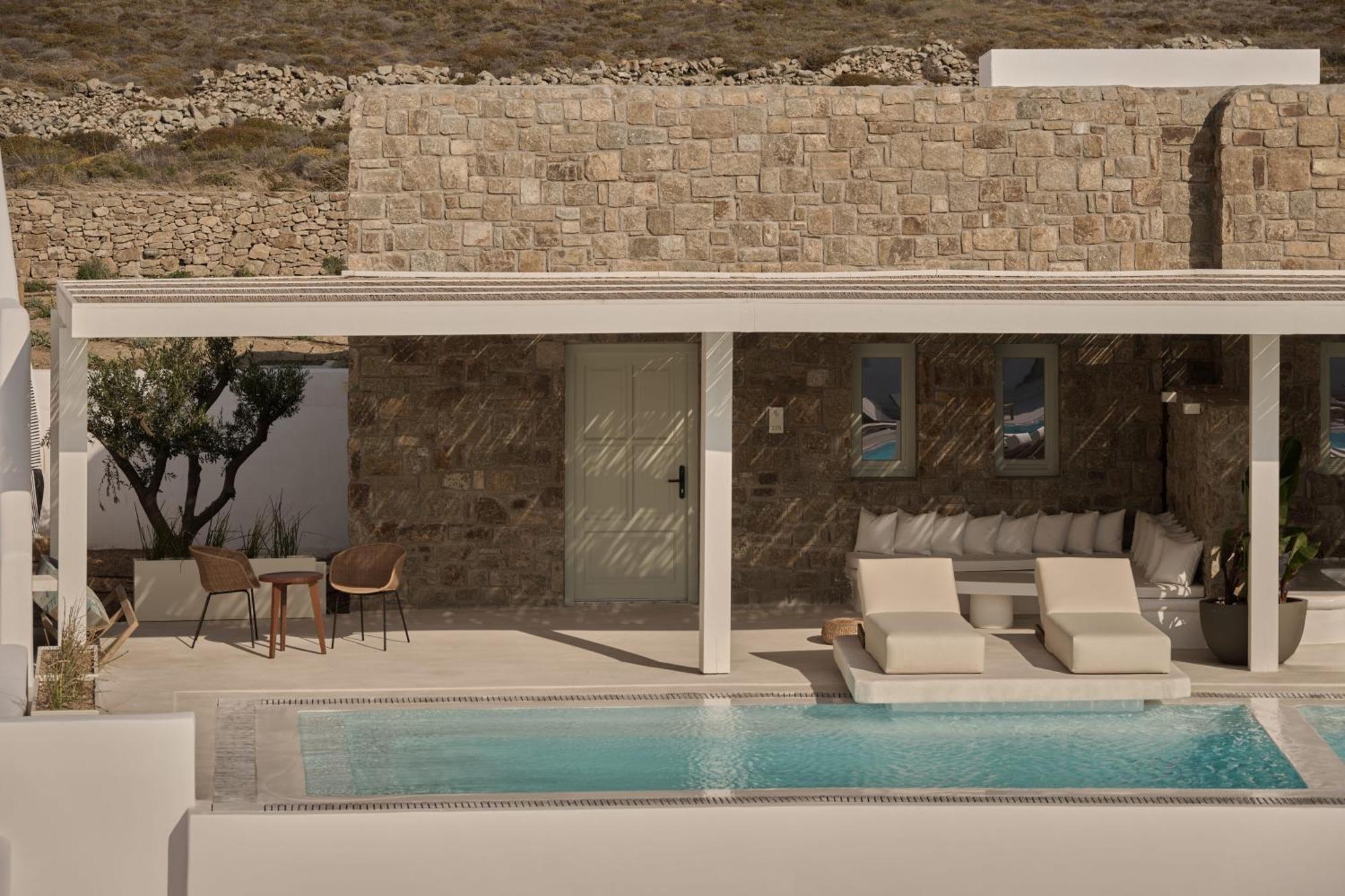 Yi Hotel Mykonos Elia  ภายนอก รูปภาพ